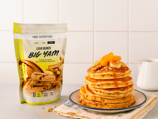 RECETTE - Pancakes hyperprotéinés au Big YAM