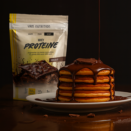 Pancakes protéinés à la whey (2 portions)