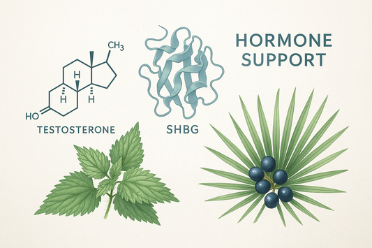 La testostérone, la SHBG, l’ortie et le palmier de Scie