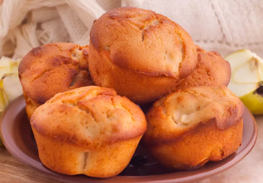 RECETTE – Muffins protéinés fourrés à la pomme