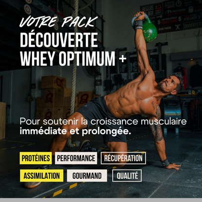 PACK DÉCOUVERTE WHEY ISOLATE OPTIMUM+