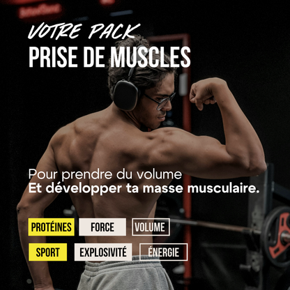 Pack Prise de Muscle Homme - Premium