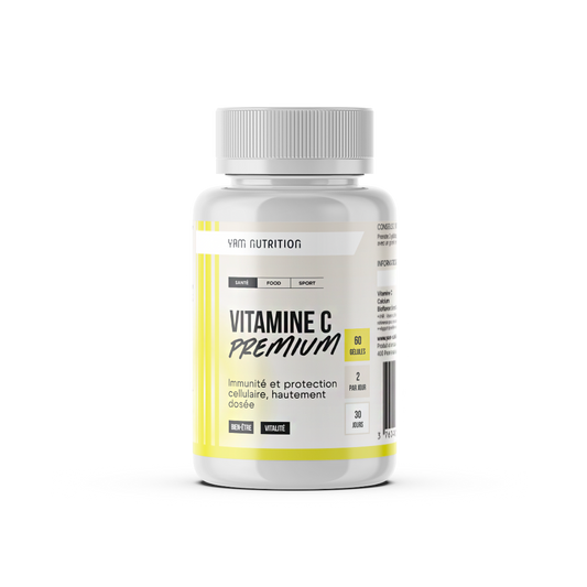 Vitamine C Premium YAM Nutrition - pot de 60 gélules