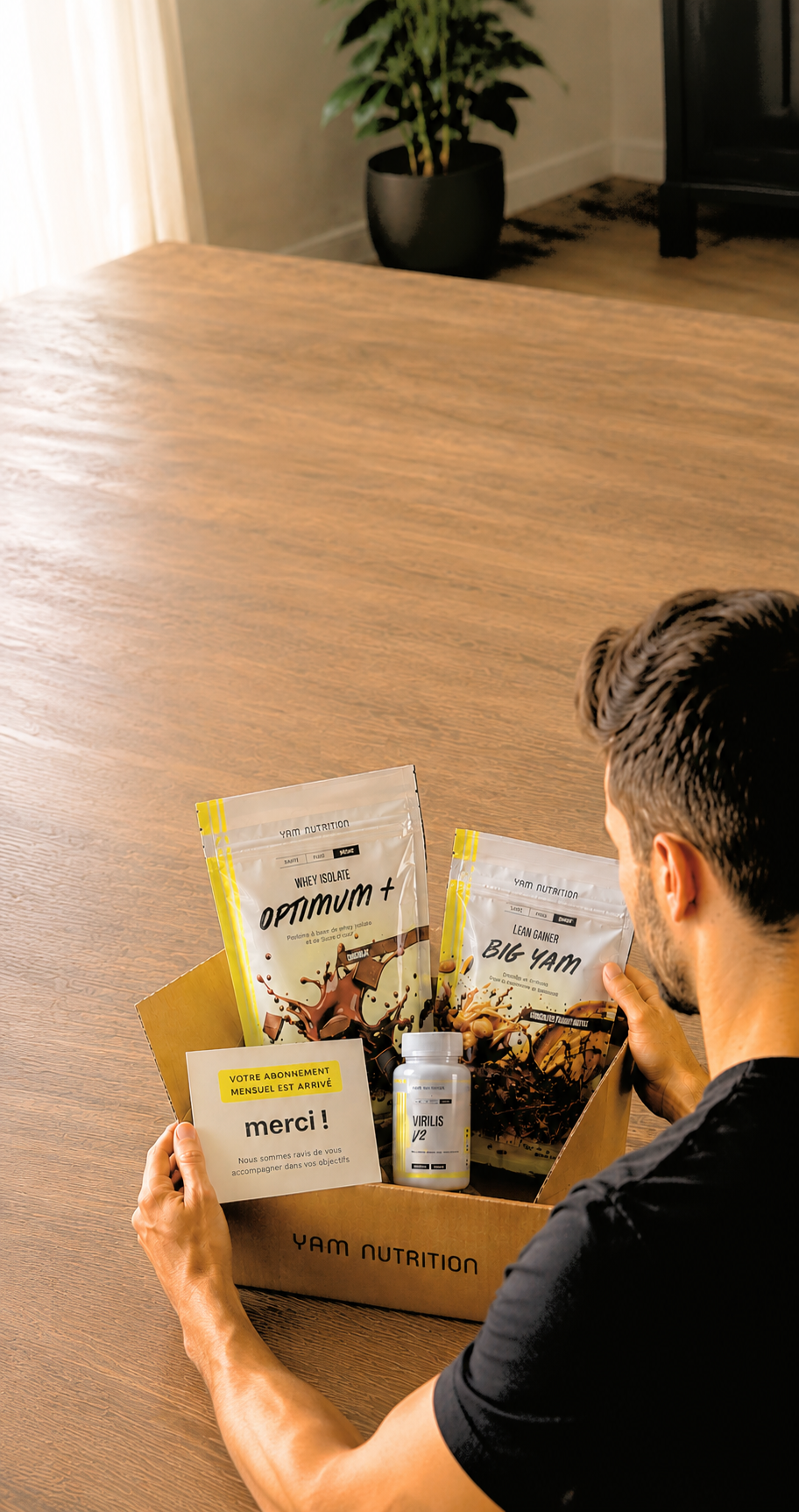 Abonnement YAM Nutrition - visuel mobile