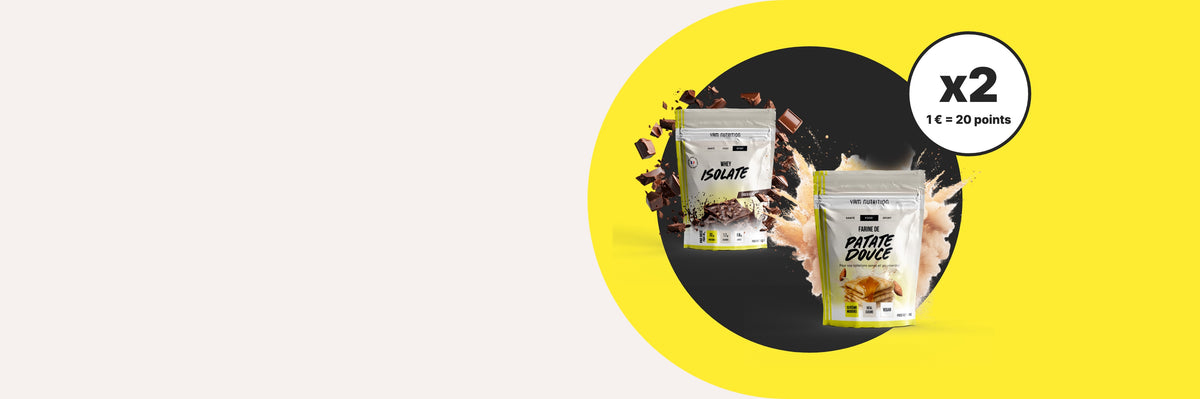 Points fidélité x2 YAM Nutrition